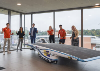 Ventolines is nieuwe sponsor van het Solar Team van de TU Delft studenten