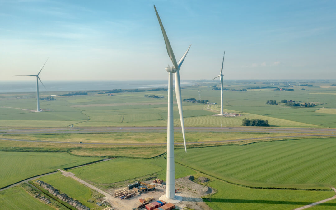 Windpark Nij Hiddum-Houw levert eerste groene stroom