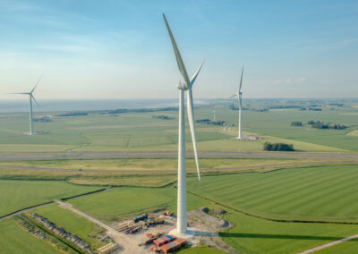 Windfarm Nij Hiddum-Houw supplies first renewable energy
